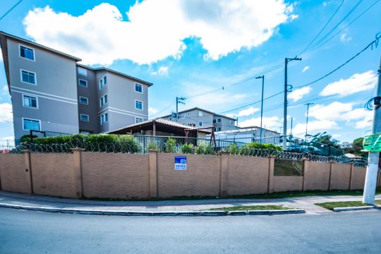 Fachada de apartamento à venda com 2 quartos, 45m² em Alphaville Vespasiano, Vespasiano