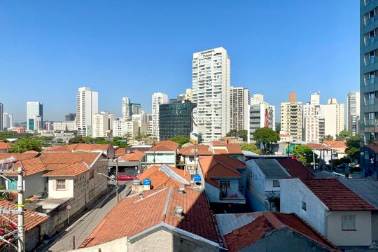 Vista da Varanda de kitnet/studio para alugar com 1 quarto, 24m² em Pinheiros, São Paulo