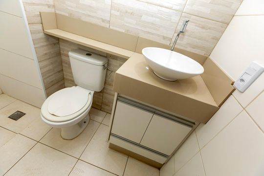 BANHEIRO de apartamento à venda com 2 quartos, 52m² em Techno Park, Campinas