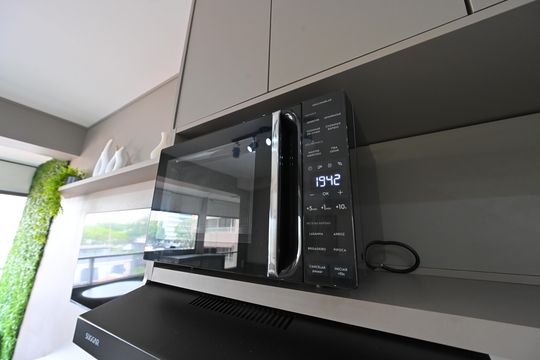 Cozinha de kitnet/studio à venda com 1 quarto, 28m² em Vila Clementino, São Paulo