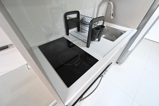 Cozinha de kitnet/studio à venda com 1 quarto, 28m² em Vila Clementino, São Paulo