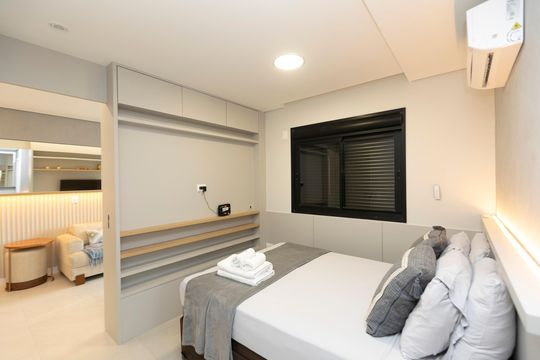 QUARTO de apartamento para alugar com 1 quarto, 46m² em Centro, Campinas