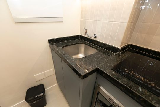 COZINHA de apartamento para alugar com 1 quarto, 46m² em Centro, Campinas