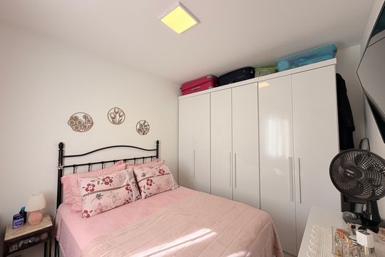 Quarto 2 - Suíte de apartamento à venda com 2 quartos, 59m² em Engordadouro, Jundiaí
