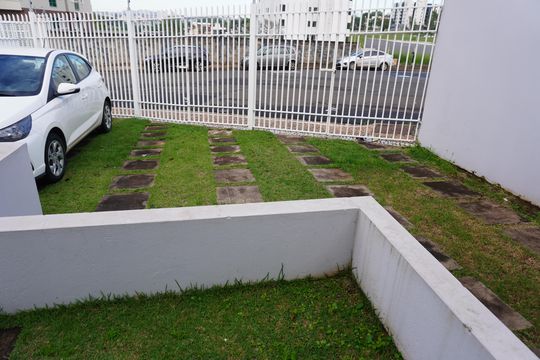 Fachada de plaquinha PXZV - 1407 de casa de condomínio à venda com 2 quartos, 78m² em Residencial Boa Vista, Americana