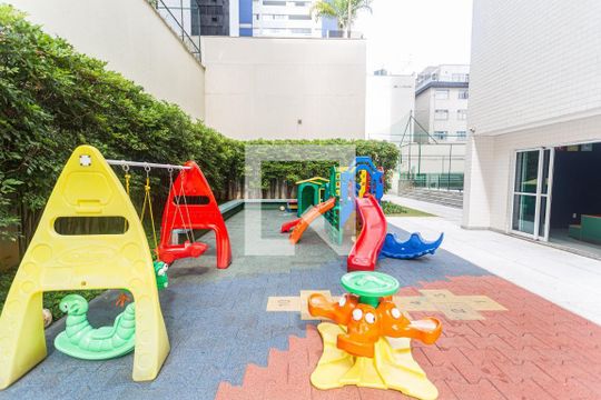 Área comum - Playground de apartamento para alugar com 4 quartos, 130m² em Funcionários, Belo Horizonte
