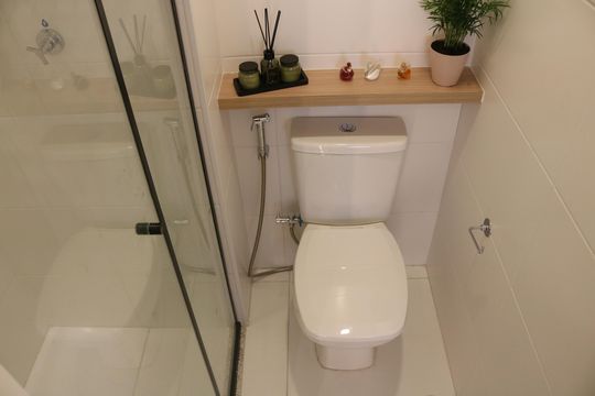 Banheiro de apartamento para alugar com 1 quarto, 26m² em Perdizes, São Paulo