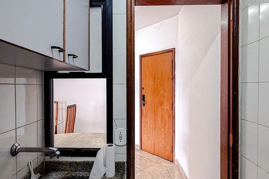 Cozinha de kitnet/studio para alugar com 1 quarto, 42m² em Vila Mariana, São Paulo