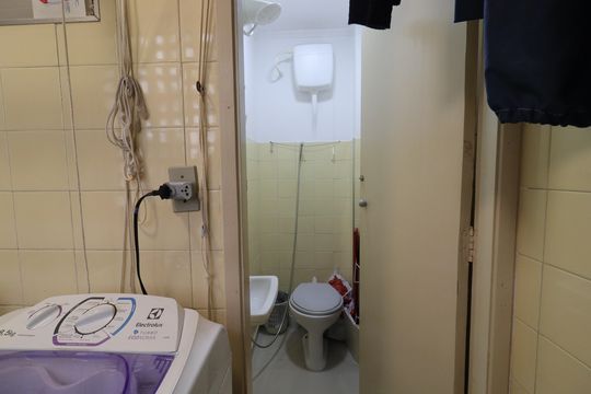 Lavabo de apartamento à venda com 3 quartos, 77m² em Vila Sofia, São Paulo
