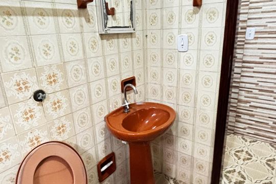 Banheiro 2 de casa para alugar com 2 quartos, 81m² em Parque Novo Oratório, Santo André