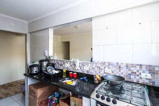 Cozinha de apartamento para alugar com 2 quartos, 51m² em Ipiranga, São Paulo