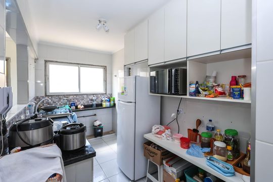 Cozinha de apartamento para alugar com 2 quartos, 51m² em Ipiranga, São Paulo