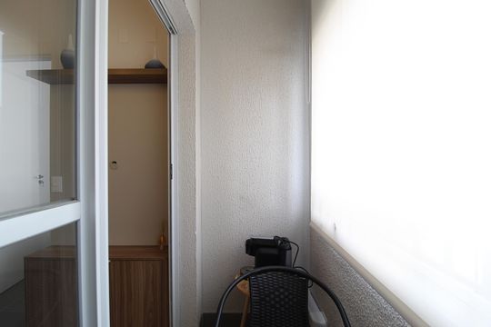 Varanda de apartamento para alugar com 1 quarto, 26m² em Vila Nova Conceição, São Paulo