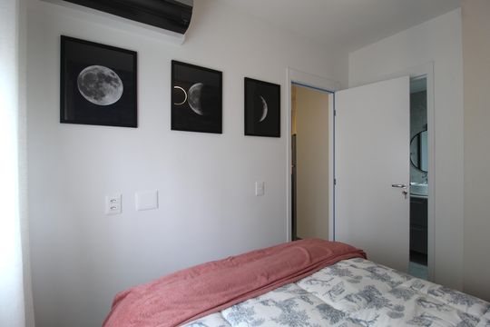 Quarto Suíte de apartamento para alugar com 1 quarto, 26m² em Vila Nova Conceição, São Paulo