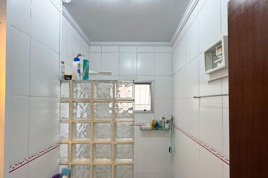 Banheiro Social de apartamento à venda com 2 quartos, 55m² em Paulicéia, São Bernardo do Campo