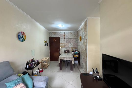Sala de apartamento à venda com 2 quartos, 55m² em Paulicéia, São Bernardo do Campo