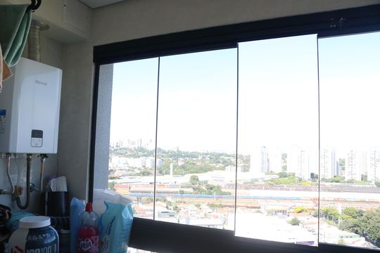 Área de serviço de apartamento à venda com 2 quartos, 41m² em Lapa de Baixo, São Paulo