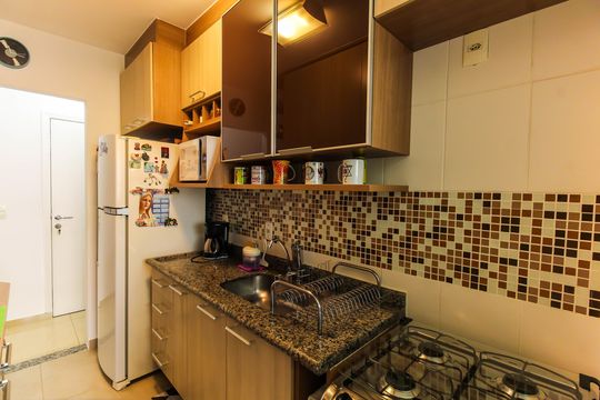 Cozinha de apartamento à venda com 3 quartos, 76m² em Mooca, São Paulo