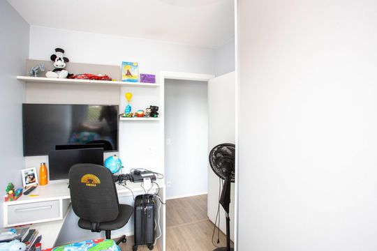 Quarto 2 de apartamento à venda com 2 quartos, 45m² em Piraporinha, Diadema