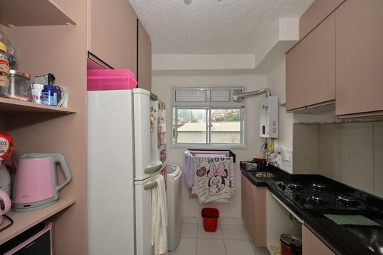 Cozinha de apartamento para alugar com 2 quartos, 48m² em Vila Andrade, São Paulo