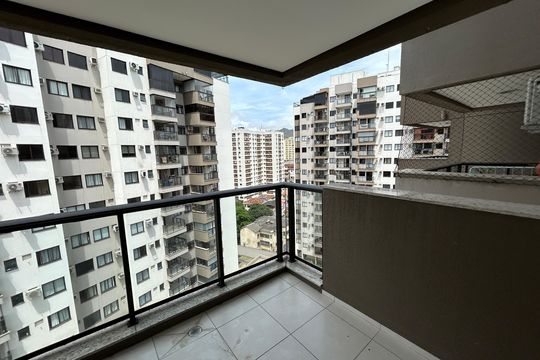 Varanda da Sala de apartamento à venda com 2 quartos, 60m² em Cachambi, Rio de Janeiro