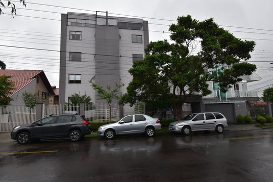 Fachada do condomínio de apartamento à venda com 2 quartos, 89m² em Santa Quiteria, Curitiba