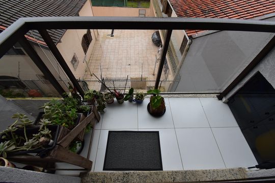 Varanda de apartamento à venda com 2 quartos, 89m² em Santa Quiteria, Curitiba