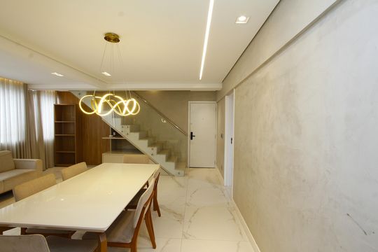Sala de apartamento à venda com 4 quartos, 232m² em Buritis, Belo Horizonte