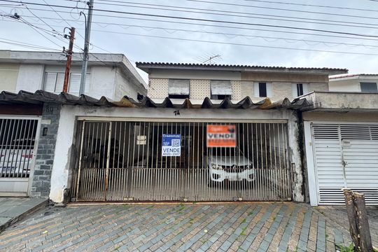 Fachada de casa à venda com 3 quartos, 137m² em Vila Jordanopolis, São Bernardo do Campo