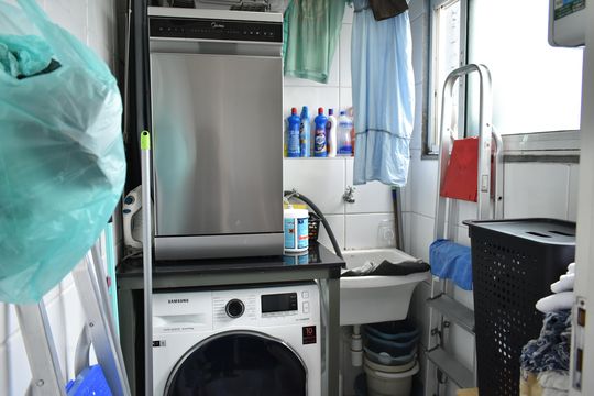 Área de Serviço de apartamento à venda com 2 quartos, 68m² em Vila Monte Alegre, São Paulo