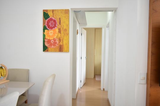 Corredor de apartamento à venda com 2 quartos, 68m² em Vila Monte Alegre, São Paulo