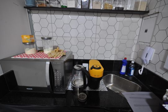 Cozinha de apartamento para alugar com 2 quartos, 32m² em Parque Novo Mundo, São Paulo
