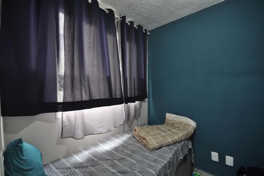 Quarto 2 de apartamento para alugar com 2 quartos, 32m² em Parque Novo Mundo, São Paulo