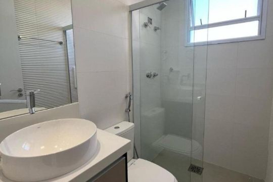 Banheiro de apartamento para alugar com 2 quartos, 65m² em Loteamento Parque São Martinho, Campinas
