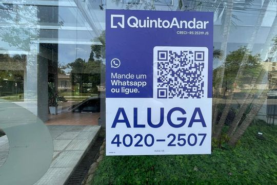 Placa Instalada em 05/10/2026 - Cod.HUCG-135 de apartamento para alugar com 2 quartos, 90m² em Ideal, Novo Hamburgo
