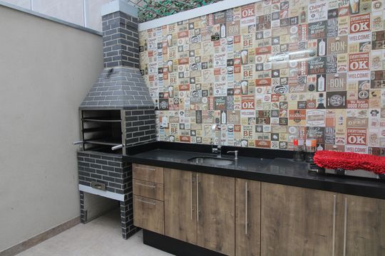 Área gourmet de casa para alugar com 3 quartos, 140m² em Cidade Patriarca, São Paulo