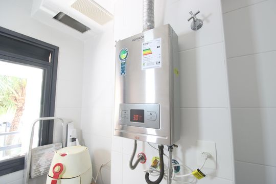 Área de serviço de apartamento para alugar com 3 quartos, 78m² em Barra Olímpica, Rio de Janeiro