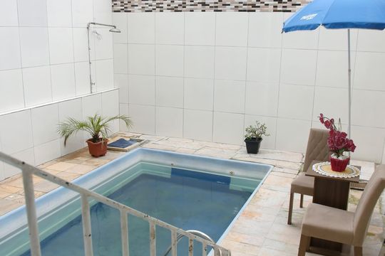 Piscina de casa para alugar com 1 quarto, 160m² em Jardim Ernestina, São Paulo