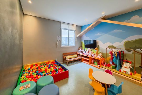 Área comum - Brinquedoteca de apartamento à venda com 2 quartos, 34m² em Cambuci, São Paulo