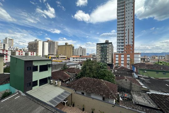 Vista da Rua de apartamento para alugar com 2 quartos, 50m² em Centro, São Vicente
