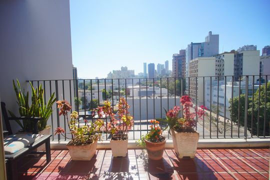 Varanda da Sala de apartamento à venda com 2 quartos, 91m² em Centro, Novo Hamburgo