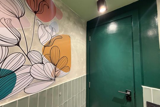 Área comum de kitnet/studio à venda com 1 quarto, 28m² em República, São Paulo