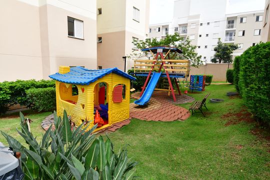 Área comum - Playground de apartamento para alugar com 2 quartos, 55m² em Jardim Santa Genebra, Campinas