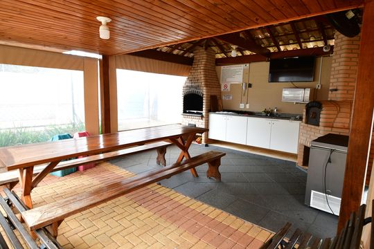 Área comum - Churrasqueira de apartamento para alugar com 2 quartos, 55m² em Jardim Santa Genebra, Campinas