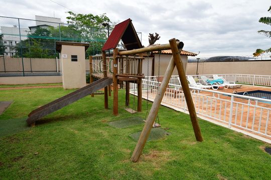 Área comum - Playground de apartamento para alugar com 2 quartos, 55m² em Jardim Santa Genebra, Campinas