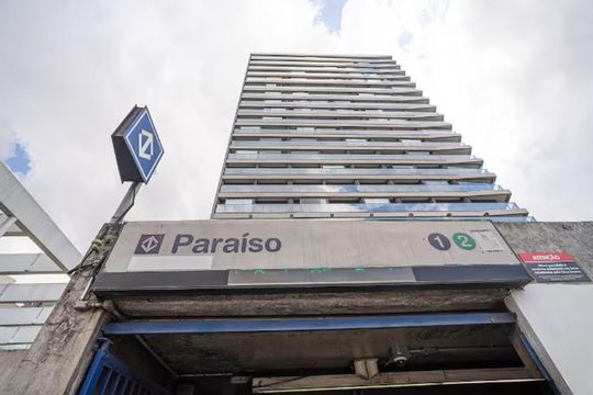 Fachada de apartamento para alugar com 1 quarto, 24m² em Paraíso, São Paulo