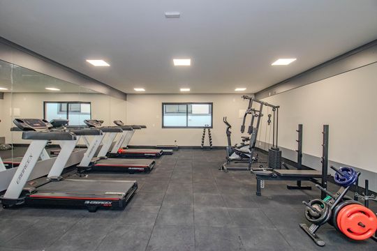 Área comum - Academia de apartamento para alugar com 1 quarto, 34m² em Lomba do Pinheiro, Porto Alegre