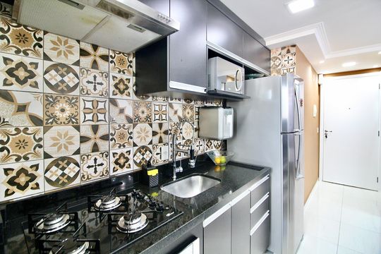 Cozinha de apartamento à venda com 2 quartos, 42m² em Itaquera, São Paulo