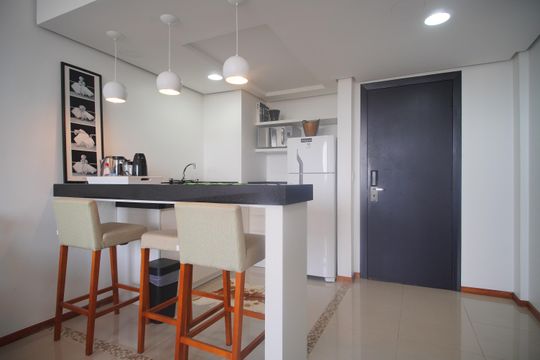 Cozinha de apartamento para alugar com 1 quarto, 53m² em Hamburgo Velho, Novo Hamburgo