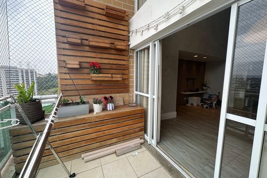 Sacada de apartamento para alugar com 2 quartos, 110m² em Residencial Tambore Iii, Santana de Parnaíba